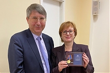 We cordially congratulate our colleagues on being awarded the jubilee medals "300 years of the Russian Academy of Sciences"